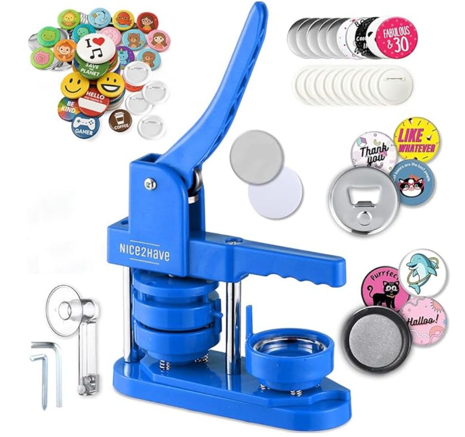 Nice2Have Button Maker Machine