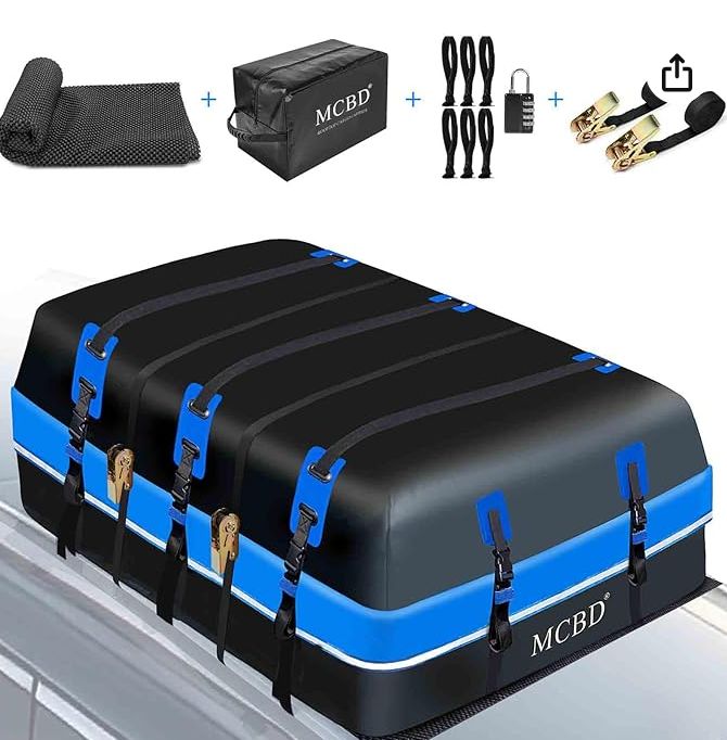 MCBD PVC 40 Cubic Feet Rooftop Cargo Carrier Bag