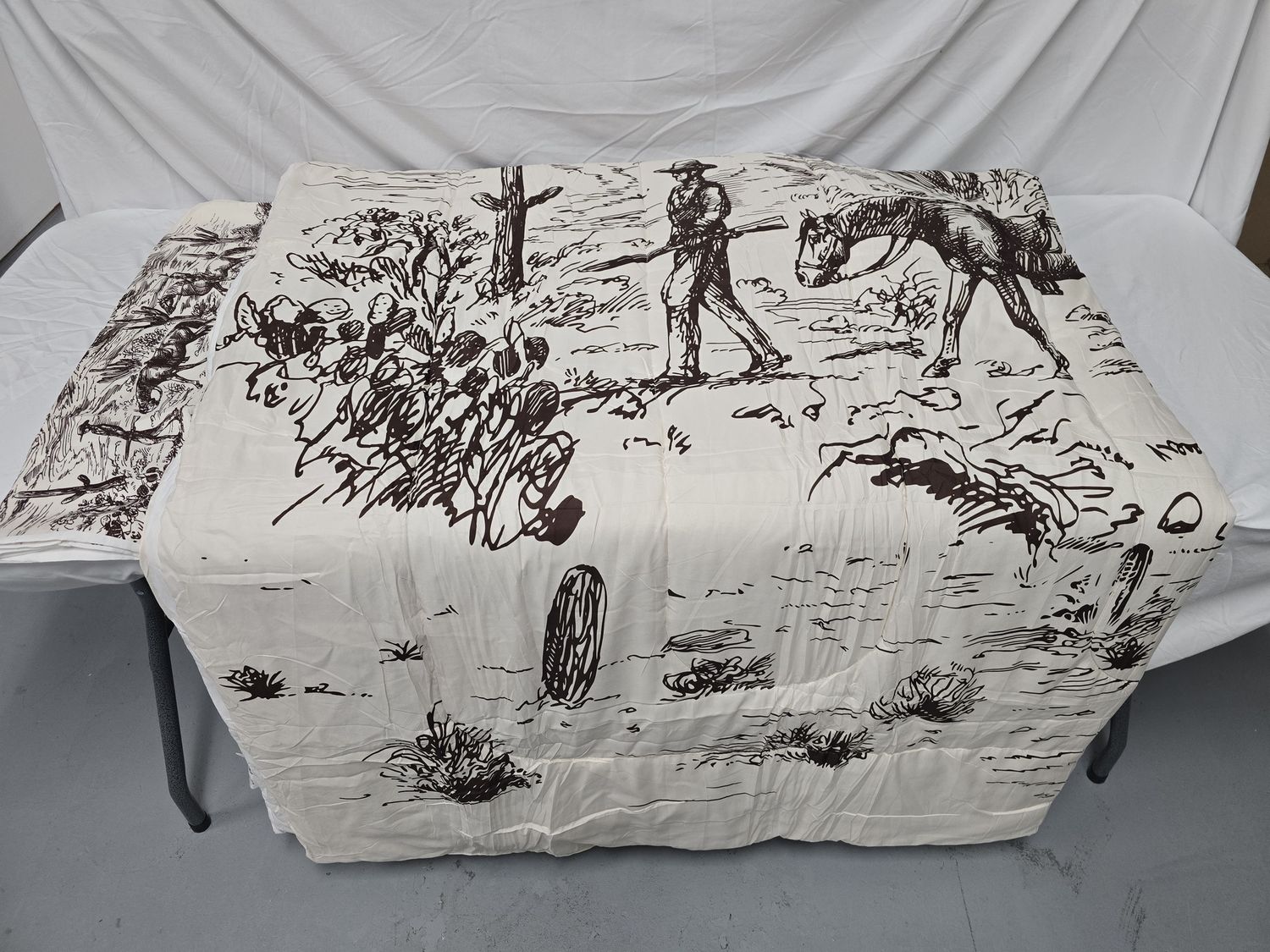Queen comforter with 2 shams (Western)