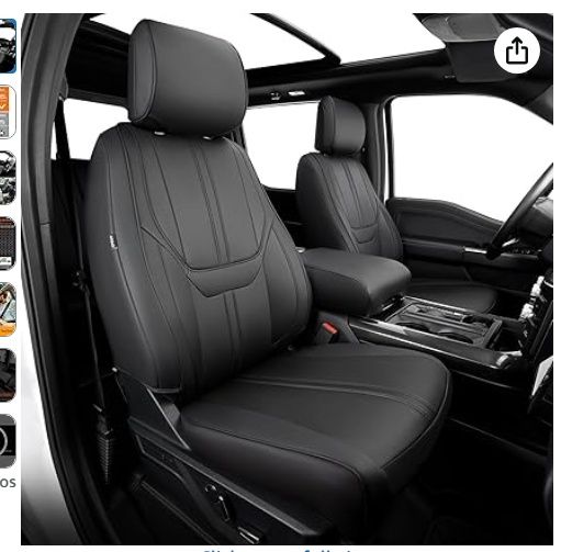 Super Cover for Ford F150 Seat Covers 2021-2025, SuperCrew (XL,XLT)