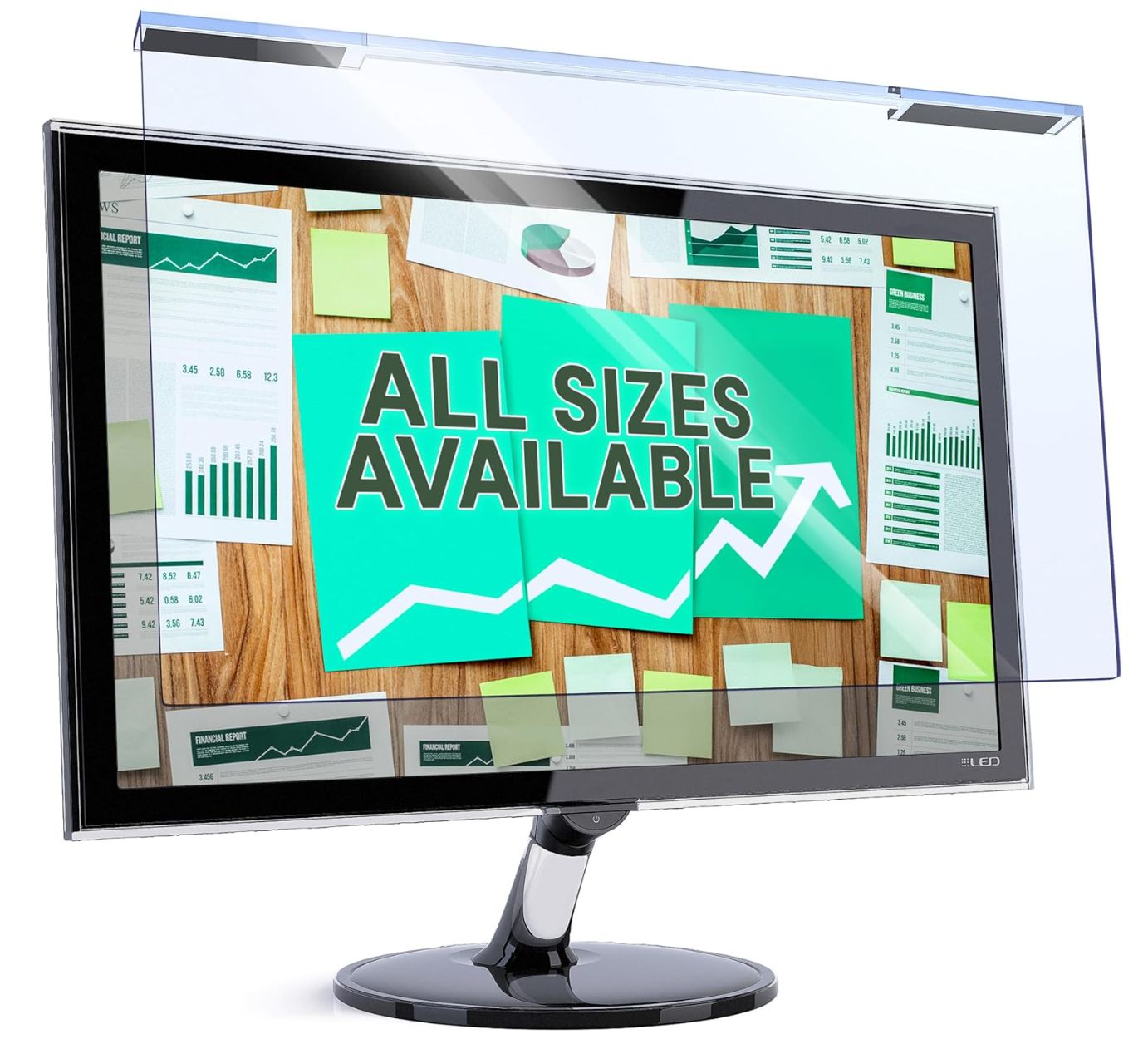 VINTEZ Blue Light Screen Protector Monitor/Laptop, Size: 17&quot;-19&quot; (5:4)