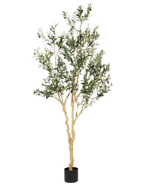 REALEAD Faux Olive Tree 7ft
