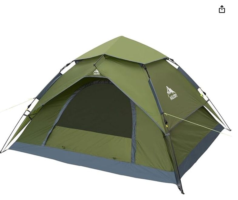 Aglory 4 Person Instant Camping Tent