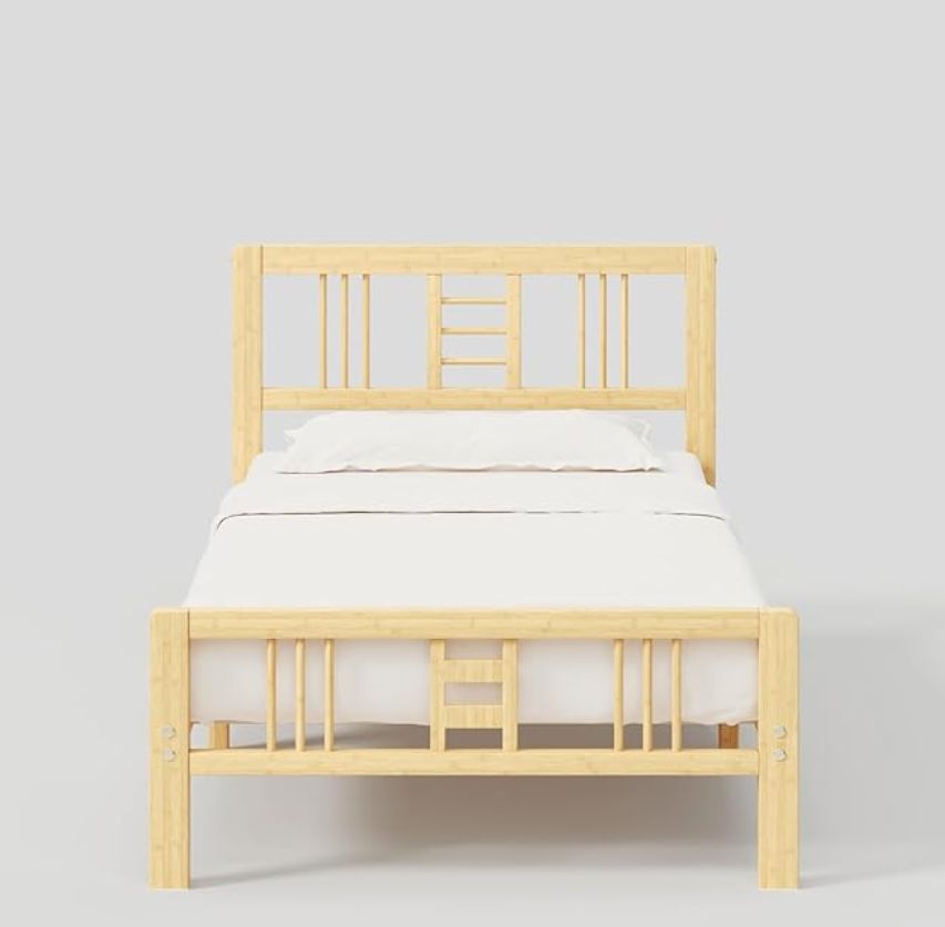 Goltriever 1Bamboo Twin Bed Frame
