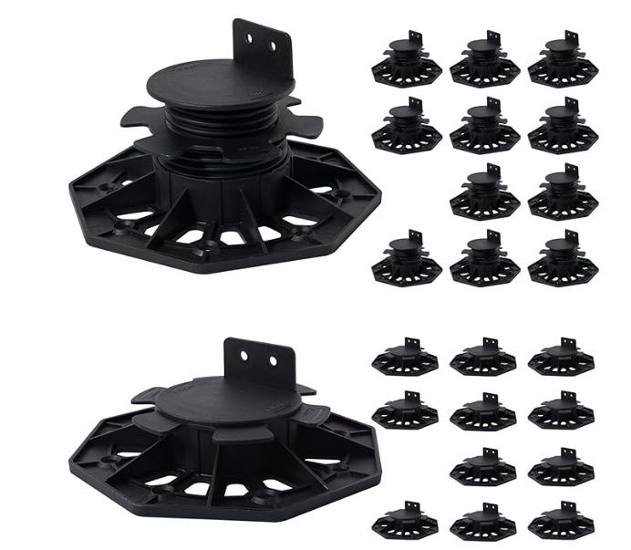 PHLKJL 24Pack Adjustable Plastic Pedestal Paver