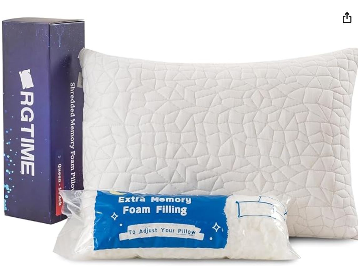 RGTIME Shredded Memory Foam Pillow