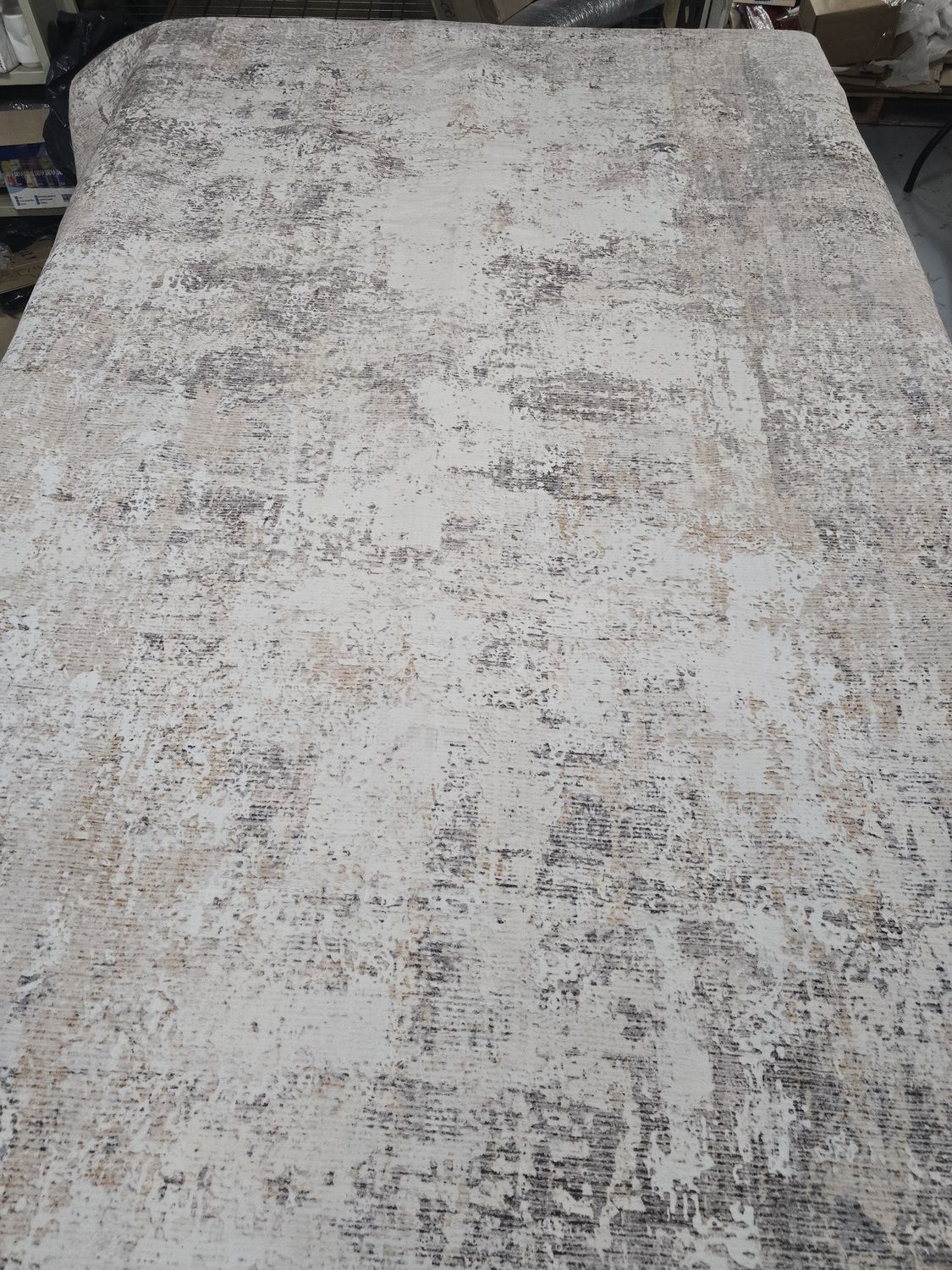 Area Rug 8x10 Copper, Grey &amp; Beige