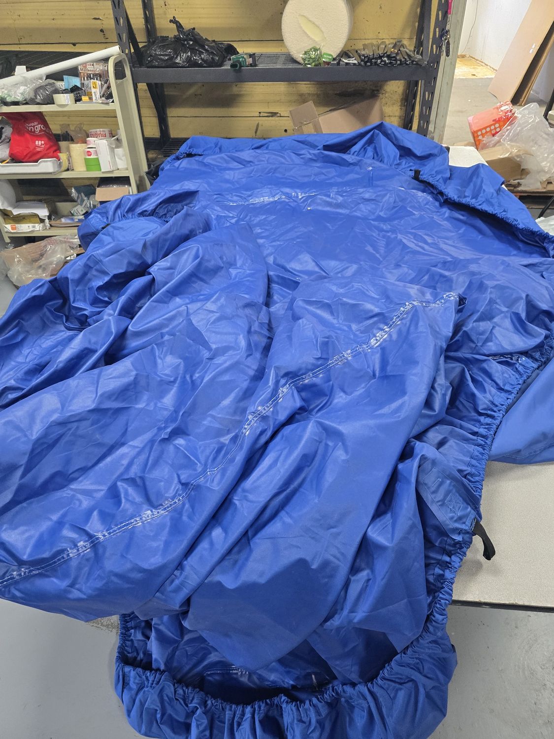 Boat Cover Blue, 18x9ft, No Strap