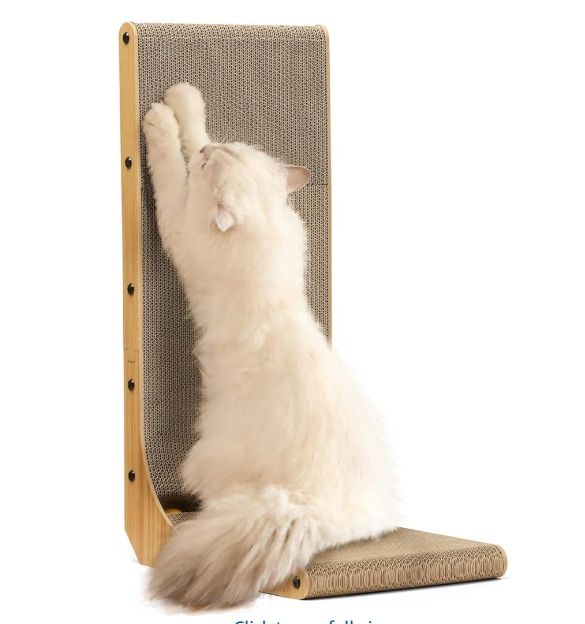 FUKUMARU Cat Scratcher, 68 CM L Shape Cat Scratch