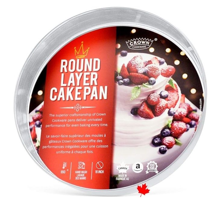 Crown 16 inch Cake Pan, 3" Deep,