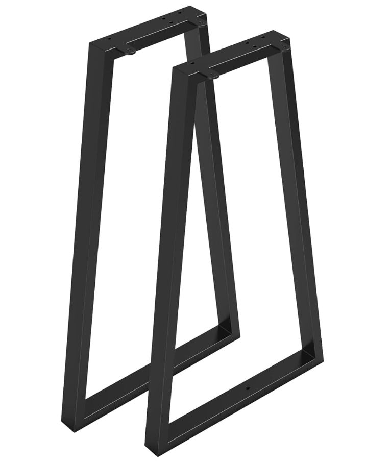 Signstek Trapezoid Metal Table Legs 28 Inch