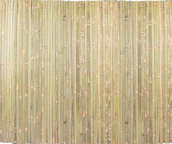 2 Pcs Jollybower 4ft x 13ft Natural Bamboo Slat
