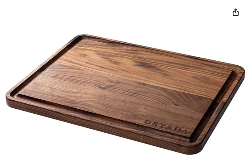 DRYADA XXL Canadian Walnut Wood Reversible Cutting Board for Kitchen 24&#39;&#39;x18&#39;&#39;