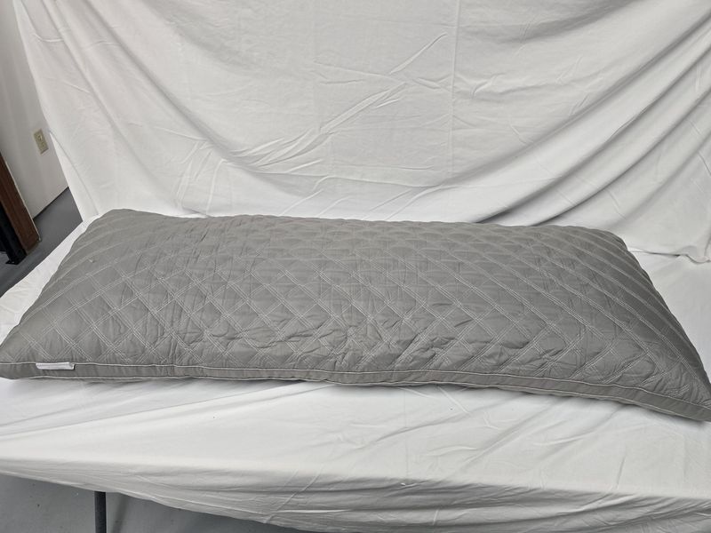 Couch or bed pillow 53 x 21 grey