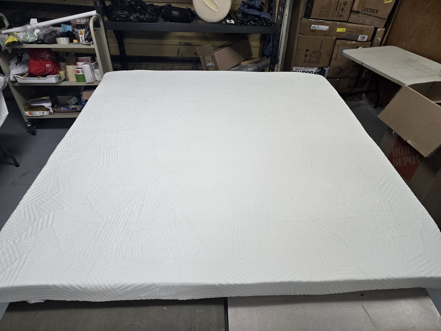 King 76&quot; x 80&quot;  3.5&quot; gel memory foam bed topper