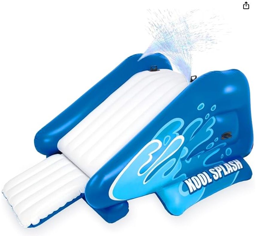 Intex Kool Splash Inflatable Water Slide Swimming Pool