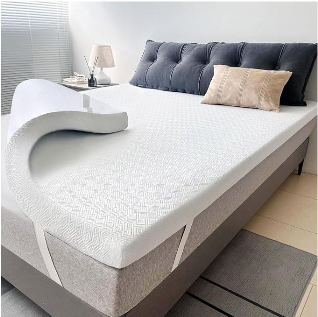 BedStory 2 Inch Memory Foam Mattress Topper Full