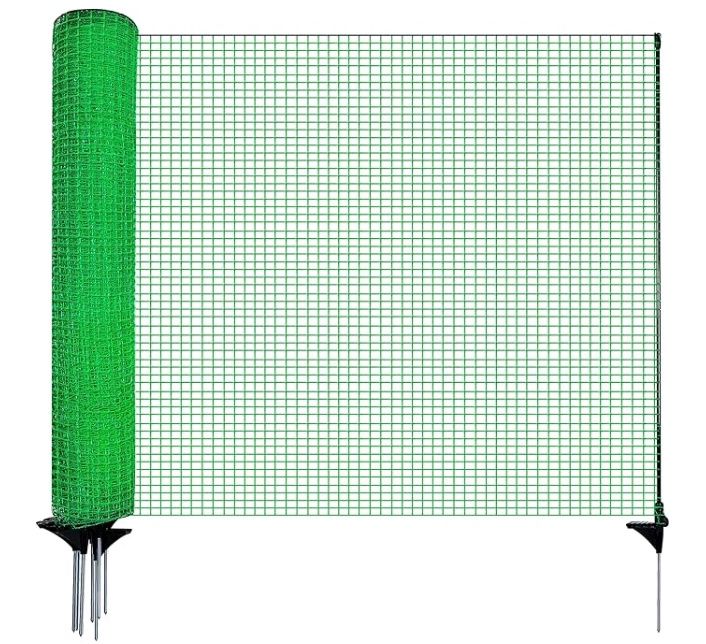 Temporary Fence with Posts,3‘x50’ Safety Barrier