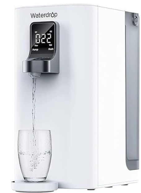 Waterdrop Reverse Osmosis System Countertop, 4-Stage Countertop RO Water Filter System