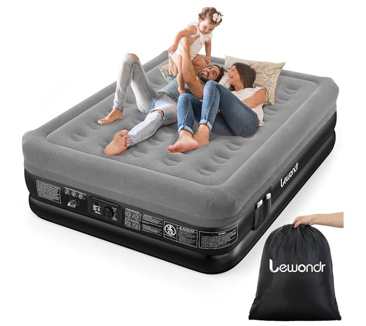 Lewondr Queen Air Mattress 18&quot;