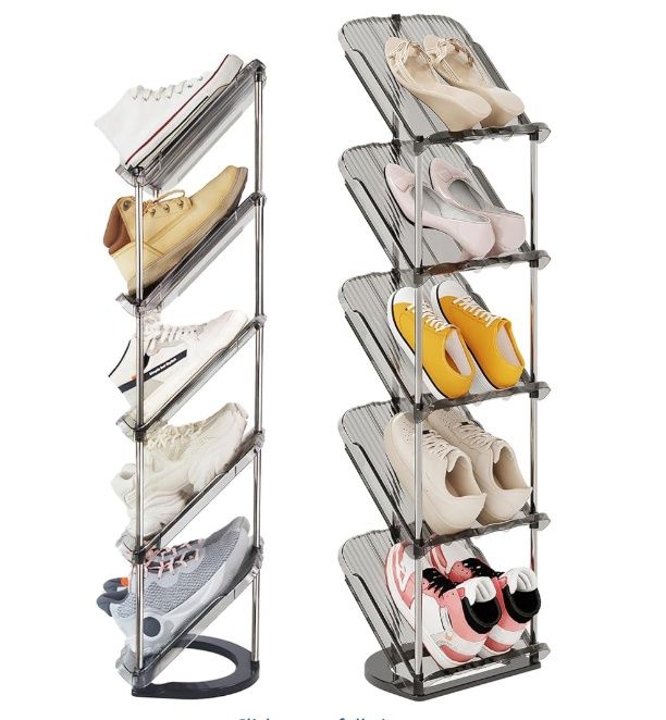 Patinao Sloping Narrow Shoe Rack 5 Tiers