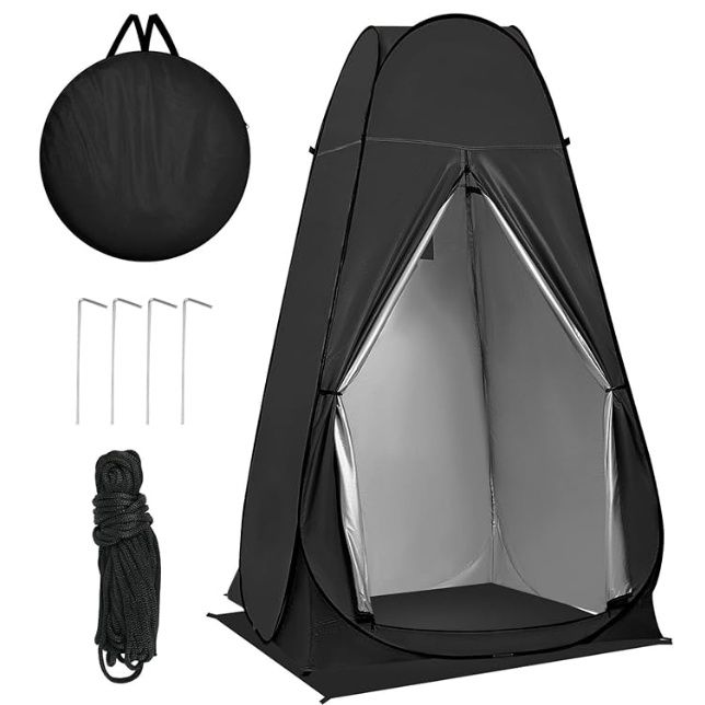 Pop Up Privacy Shower Tent, Outdoor Portable Changing Tent Camping