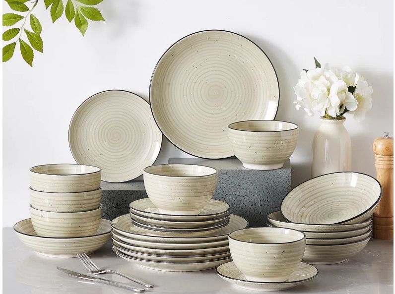 Vancasso Bonbon 24 Piece Stoneware Dinnerware Set - Service for 6
