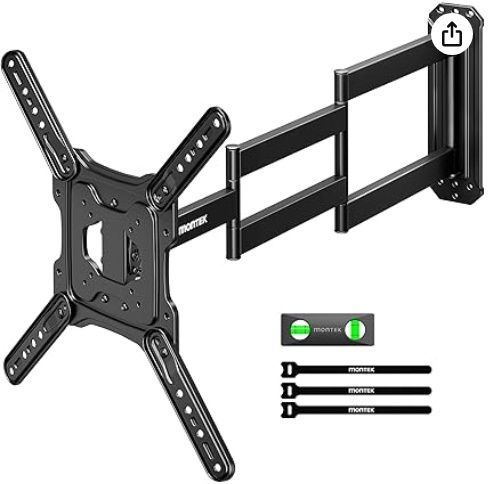 monTEK Long Arm TV Wall Mount for Most 23-65