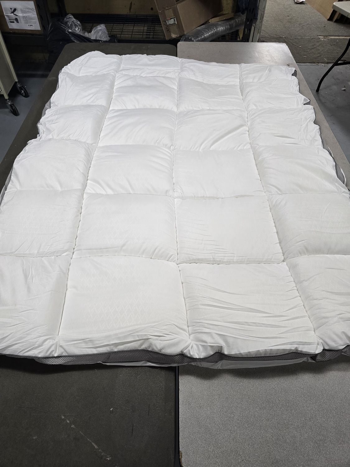 Double 3 inch mattress topper