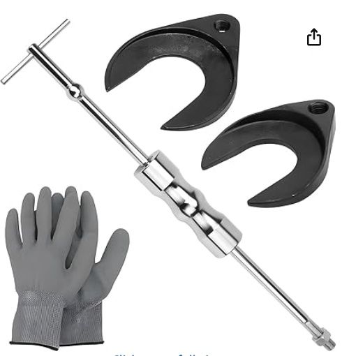 OKSTENCK Inner CV Axle Puller Removal Tool with 5/8&quot;-18 Slide Hammer