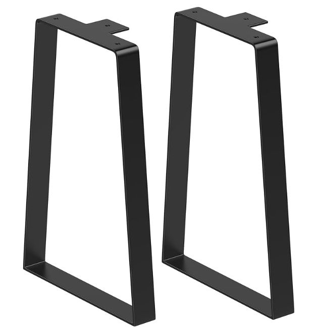 TITECK 16” Trapezoid Metal Table Legs Set of 2