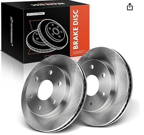 2000-2006 Chevy Tahoe / Suburban 1500, GMC Yukon / Yukon XL 1500, Cadillac Escalade / EXT / ESV – Front Brake Rotors (Pair)