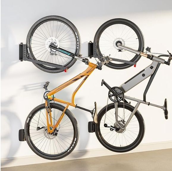 monTEK Swivel Bike Wall Mount, No Heavy Lifting Required Bike Wall Mount