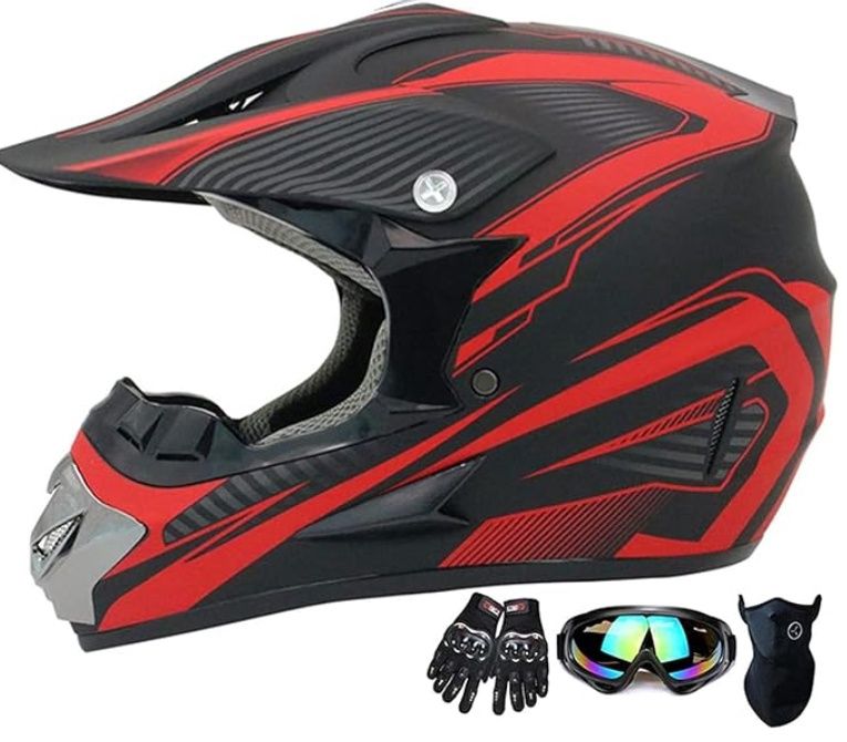 Motocross Helmet,Youth &amp; Adult ATV Dirt Bike Motorcycle Helmet Large