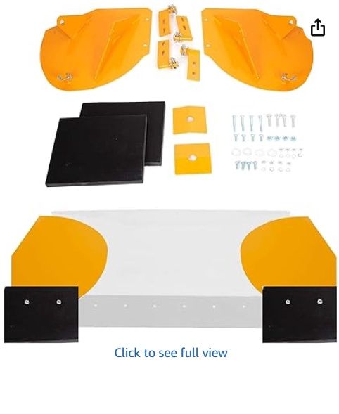 ECOTRIC Universal Snow Plow Pro-Wing Blade Extenders Extensions for PW22