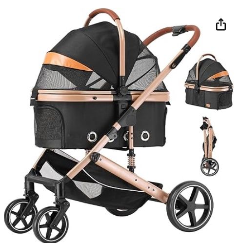 EchoSmile 4 in 1 Pet Stroller