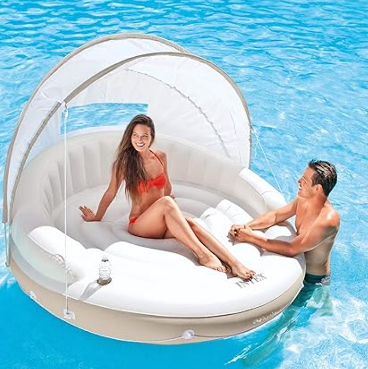 Intex Inflatable Canopy Island, 78&quot; X 59&quot;