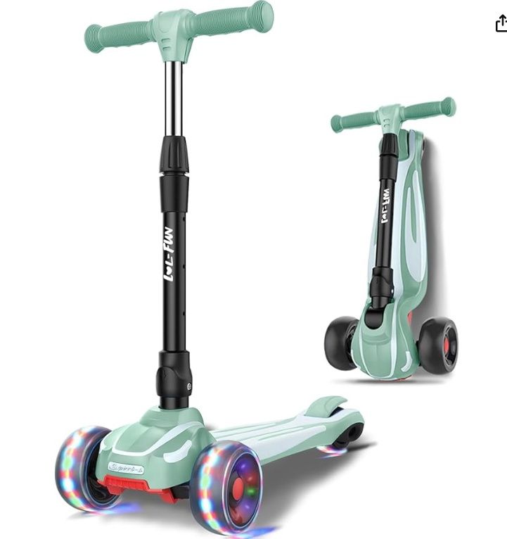 LOL-FUN Toddler Scooter for Kids Ages 3-5 Years
