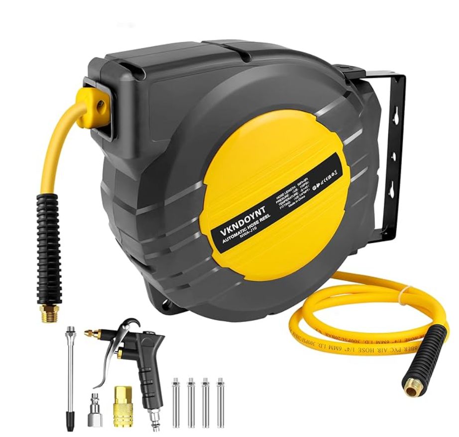 Vkndoynt Retractable Hose Reel 50FT