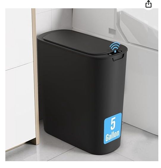 Cesun Motion Sensor Trash Can, 5 Gallon with Lid