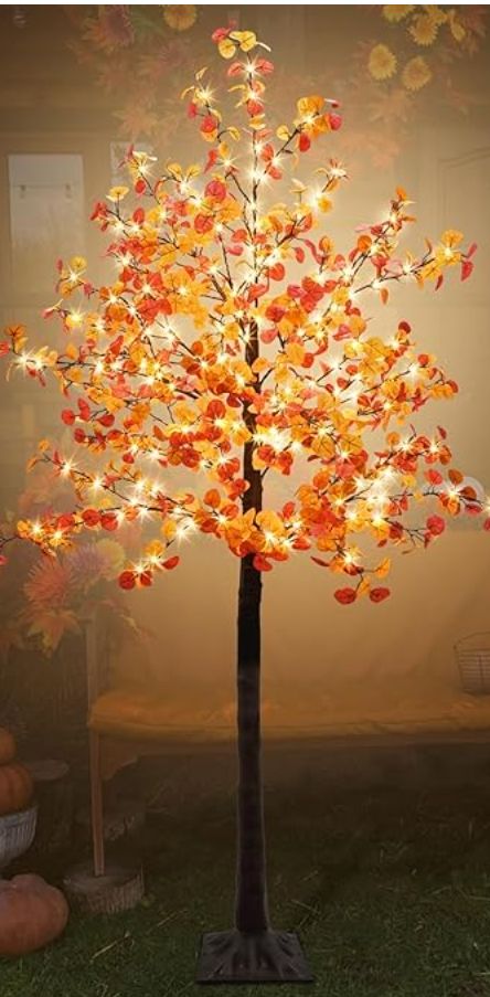 Agusbagli 6FT Lighted Eucalyptus Tree