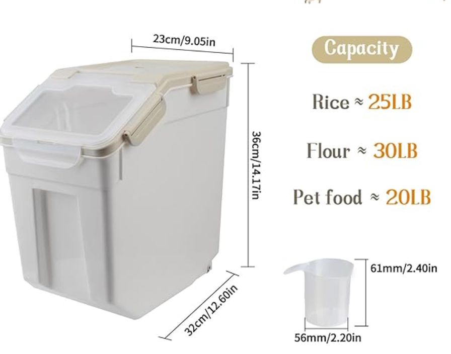 Uotyle 3Pack Large Container Bin