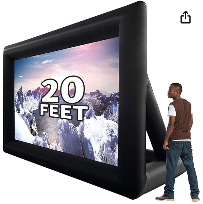 GYUEM Giant Inflatable Projector Movie Screen