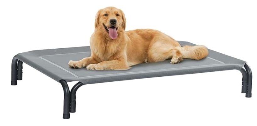 Dopedio Elevated Outdoor Dog Bed for Medium Dogs