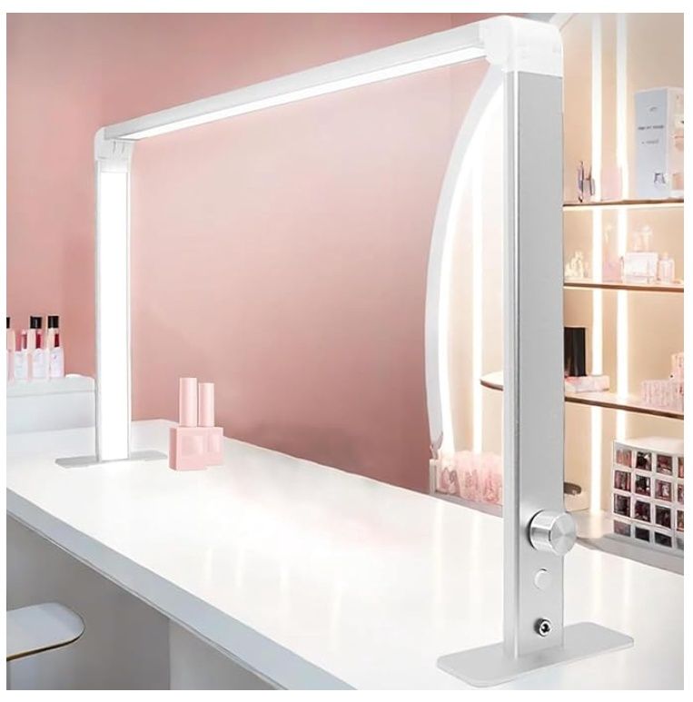 Afatnao Nail, Lash, Tattoo Half Moon Lamp for Desk