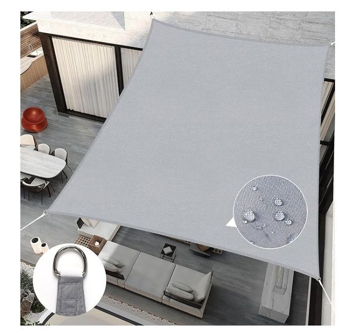 12&#39;x16&#39; Sun Shade Sail Rectangle Canopy