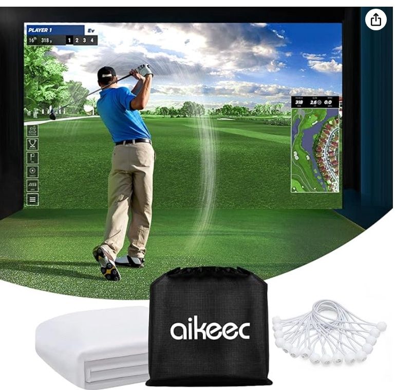 Golf Simulator Impact Screen, 98 x 98 inches