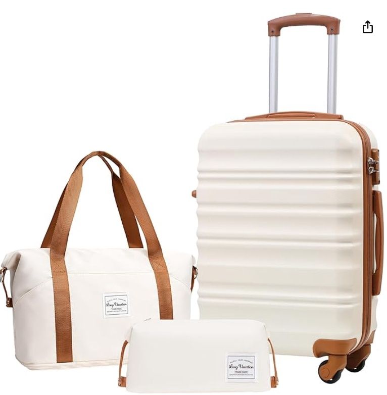 Joyway Carry On Luggage Set 3 Piece 20 Inch