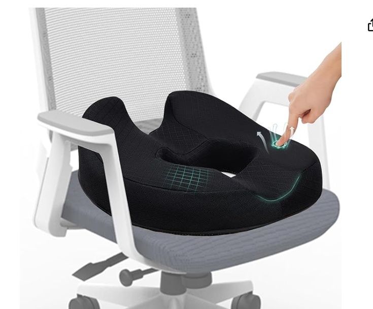 Donut Pillow Cushion Chair Seat  Memory Foam