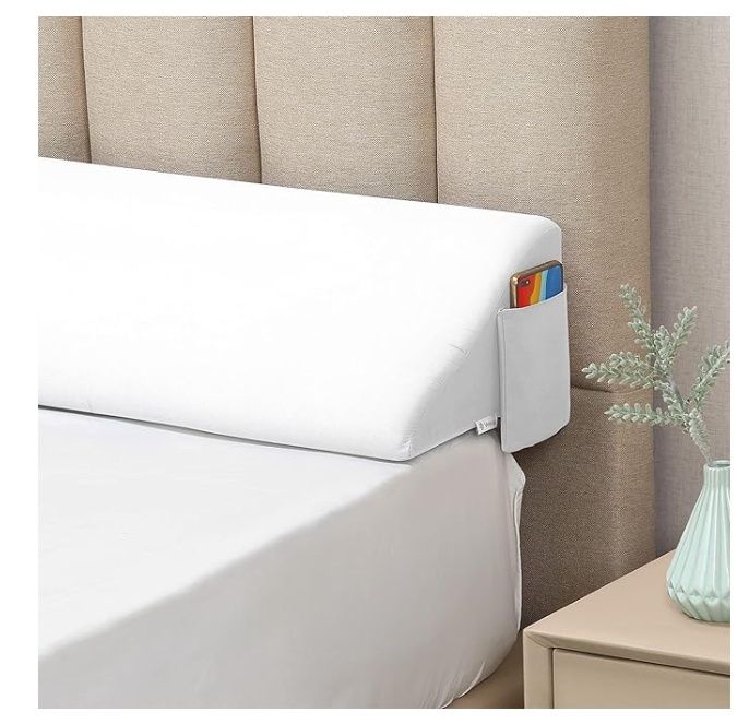 Vekkia Cal King Size Bed Wedge Pillow